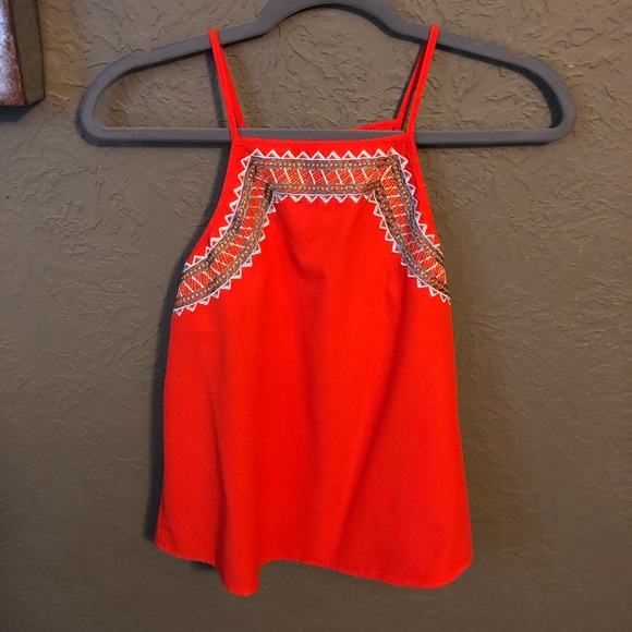 Gianni Bini Tops - Gianni Bini | Orange Embroidered Top